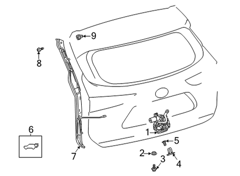 2023 Toyota Sienna Lift Gate - Electrical Diagram 2 - Thumbnail