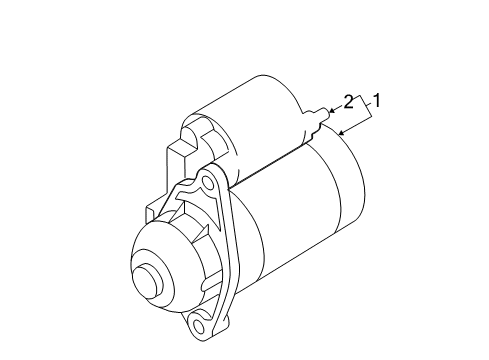 2005 Scion xA Starter Diagram