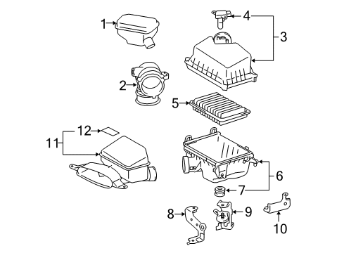 2014 Toyota Camry Air Intake Diagram 1 - Thumbnail