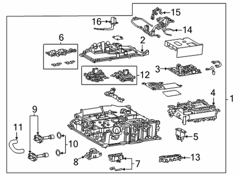 2021 Toyota Mirai Converter Diagram for G9A10-62020