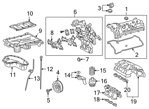 2019 Toyota Avalon Intake Manifold Diagram 2 - Thumbnail