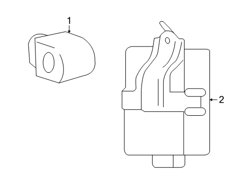 2010 Toyota Highlander Keyless Entry Components Diagram