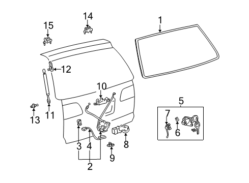 1998 Toyota Sienna Switches Diagram 2 - Thumbnail