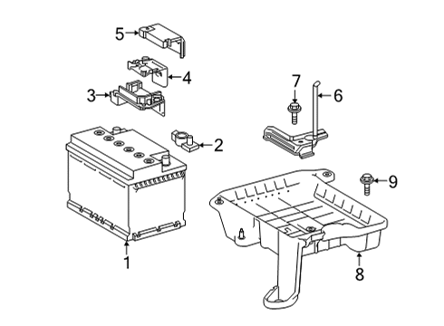 2023 Toyota Corolla Cross Battery Diagram