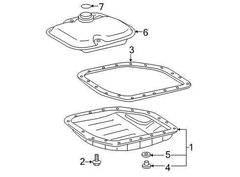 2019 Toyota Corolla Transaxle Parts Diagram 2 - Thumbnail