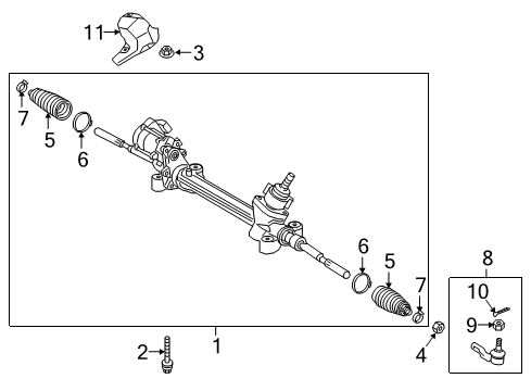 2021 Toyota Camry Gear Assy, Electric Diagram for 44250-06403