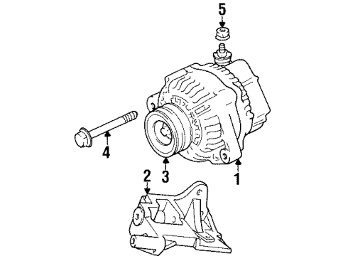 1997 Toyota Land Cruiser Alternator Diagram