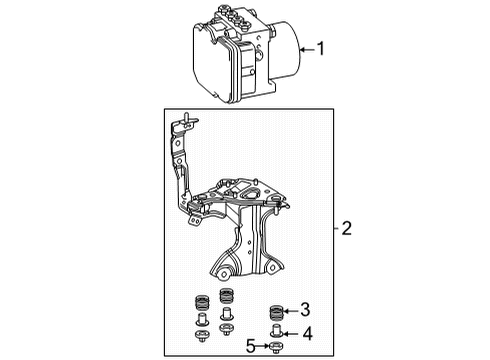 2022 Toyota Highlander Anti-Lock Brakes Diagram 2 - Thumbnail