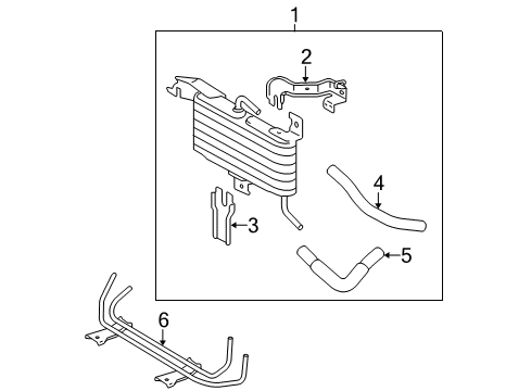 2011 Toyota Tacoma Trans Oil Cooler Diagram