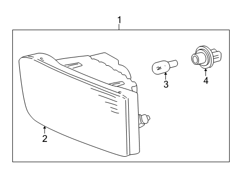 1999 Toyota 4Runner Signal Lamps Diagram