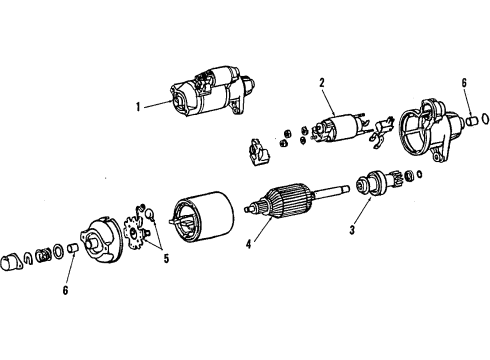 1992 Toyota Tercel Starter Diagram 2 - Thumbnail