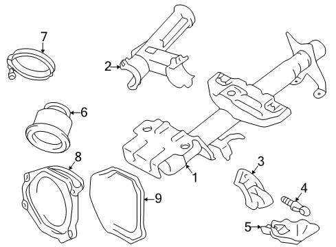 1996 Toyota RAV4 Housing & Components Diagram 2 - Thumbnail