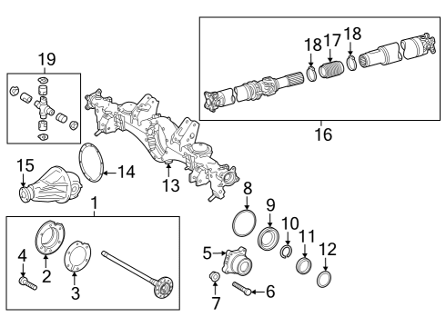 2024 Toyota Sequoia SHAFT ASSY, PROPELLE Diagram for 37110-0C060