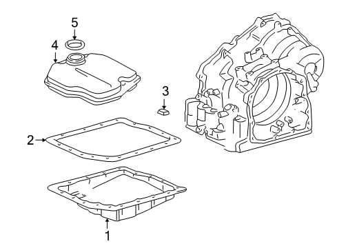 2006 Toyota Highlander Transaxle Parts Diagram