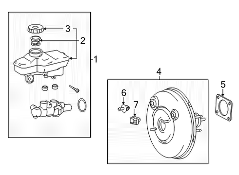 2023 Toyota Tundra Vacuum Booster Diagram 2 - Thumbnail