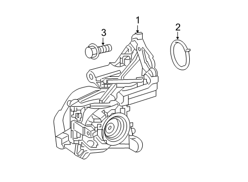 2022 Toyota RAV4 Water Pump Diagram 1 - Thumbnail