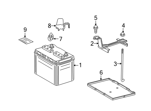 2010 Toyota Highlander Battery Diagram 1 - Thumbnail