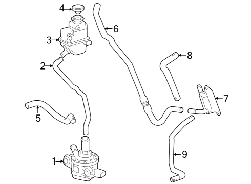 2023 Toyota Prius Oil Cooler Diagram