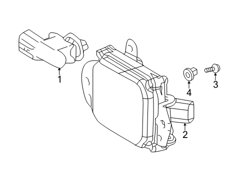 2023 Toyota Corolla SENSOR ASSY, MILLIME Diagram for 88210-02040