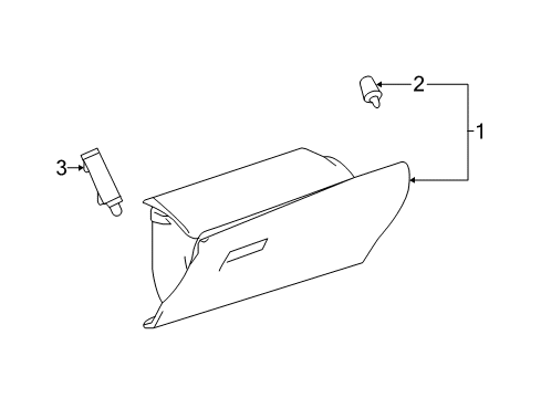 2014 Toyota RAV4 Glove Box Diagram