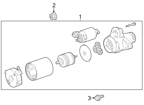 2024 Toyota Grand Highlander Starter Diagram