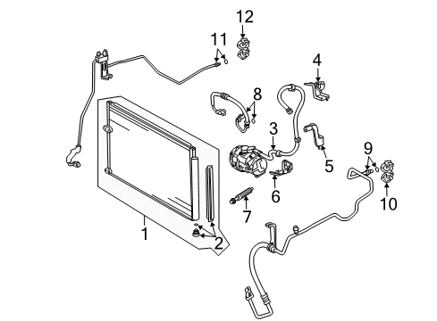 2008 Toyota Prius Air Conditioner Diagram 1 - Thumbnail