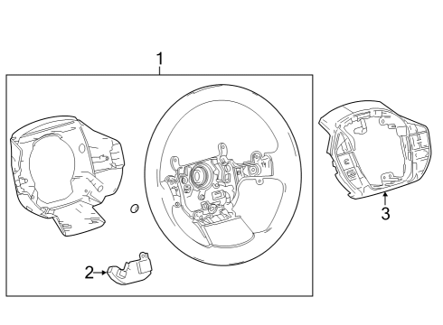 2023 Toyota bZ4X Steering Column & Wheel, Steering Gear & Linkage Diagram 4 - Thumbnail