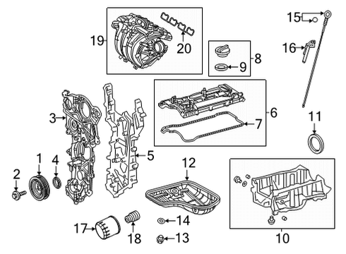 2022 Toyota Corolla Cross ROD, ENGINE MOVING C Diagram for 12363-F2060