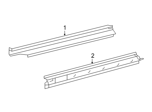 2014 Toyota Tacoma Rocker Panel Diagram 3 - Thumbnail