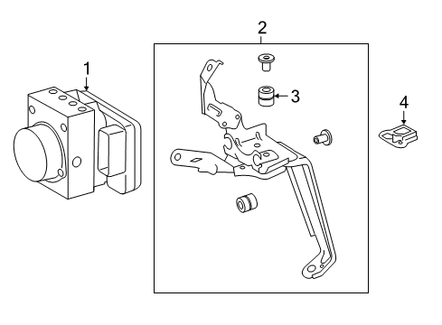 2015 Scion iQ ABS Components, Electrical Diagram