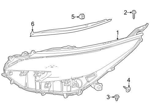 2022 Toyota Sienna Headlamps Diagram 3 - Thumbnail