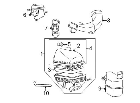 2003 Toyota Solara Filters Diagram 2 - Thumbnail