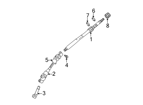 2005 Toyota RAV4 Shaft & Internal Components Diagram