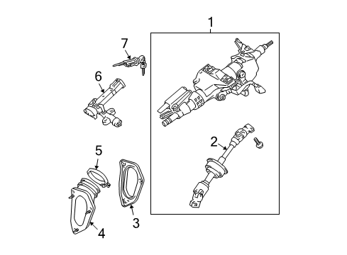 2008 Toyota Solara Ignition Lock, Electrical Diagram 2 - Thumbnail