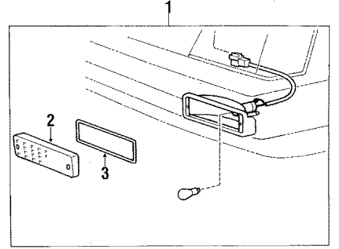 1987 Toyota Tercel Signal Lamps Diagram 2 - Thumbnail