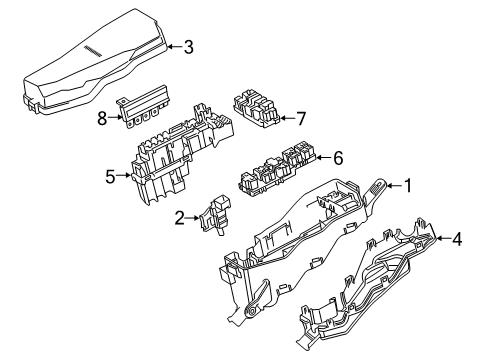 2022 Toyota Camry Fuse & Relay Diagram 2 - Thumbnail