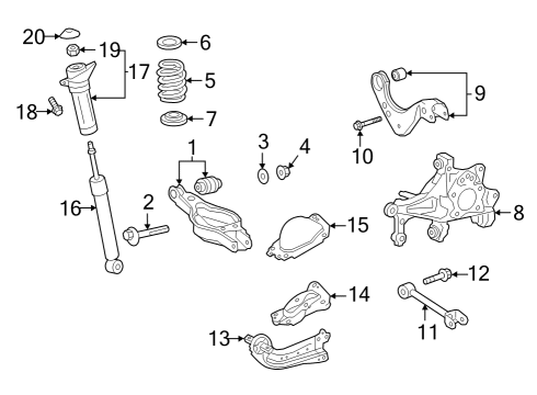 2022 Toyota Corolla Cross NUT, FLANGE Diagram for 90178-A0131