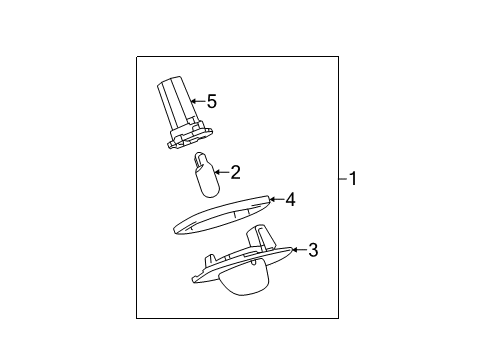 2018 Toyota Sienna License Lamps Diagram