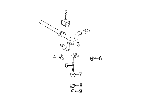 2014 Scion tC Nut Diagram for 94184-61001