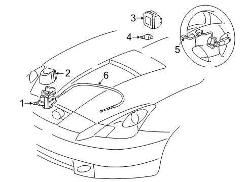 2002 Toyota Celica Cruise Control System Diagram