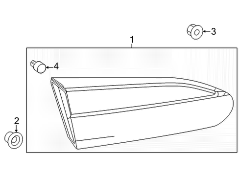 2023 Toyota Corolla Cross Backup Lamps Diagram