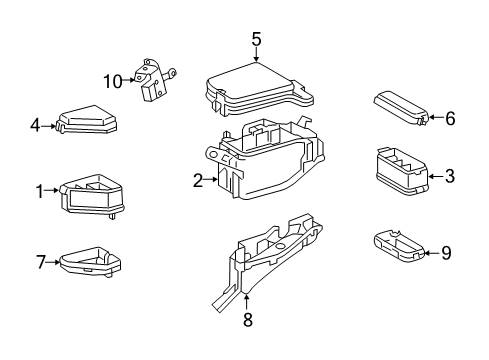 2019 Toyota Highlander Fuse & Relay Diagram