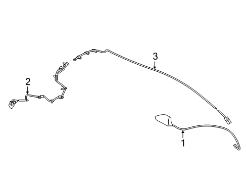 2017 Toyota Corolla iM Cord Sub-Assembly, ANTEN Diagram for 86101-12780