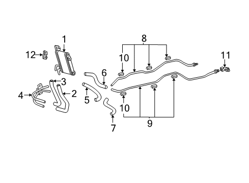 2005 Toyota Tundra Trans Oil Cooler Diagram 1 - Thumbnail