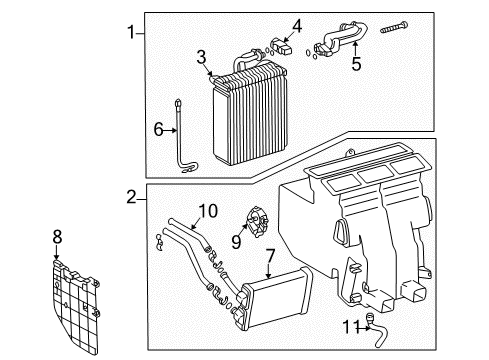 1998 Toyota Camry Air Conditioner Diagram 2 - Thumbnail