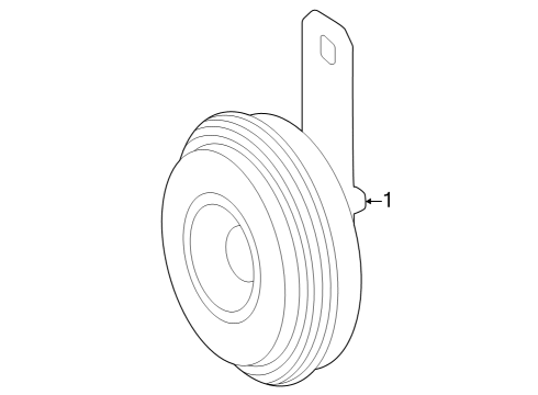 2023 Toyota Prius Horn Diagram