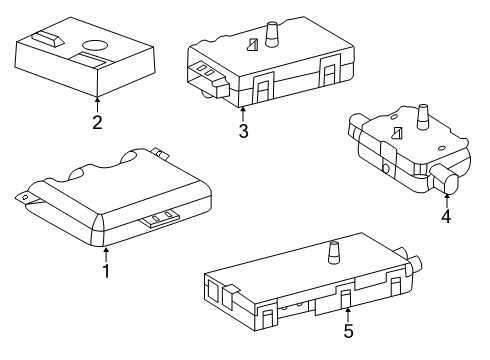 2021 Toyota GR Supra Antenna & Radio Diagram