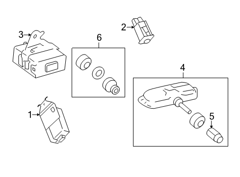 2011 Toyota Matrix Tire Pressure Monitoring, Electrical Diagram