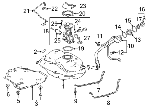 2023 Toyota Corolla Senders Diagram 1 - Thumbnail