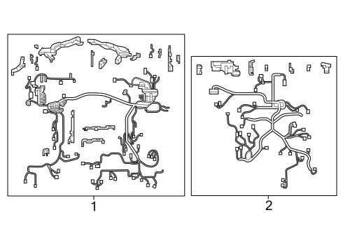 2024 Toyota Grand Highlander Wire Harness Diagram for 82115-0E480